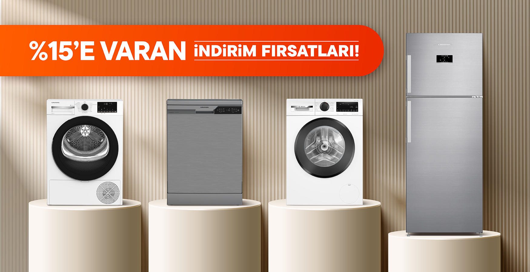  Beyaz Eşyada  &nbsp; &nbsp; Süper Fırsat!