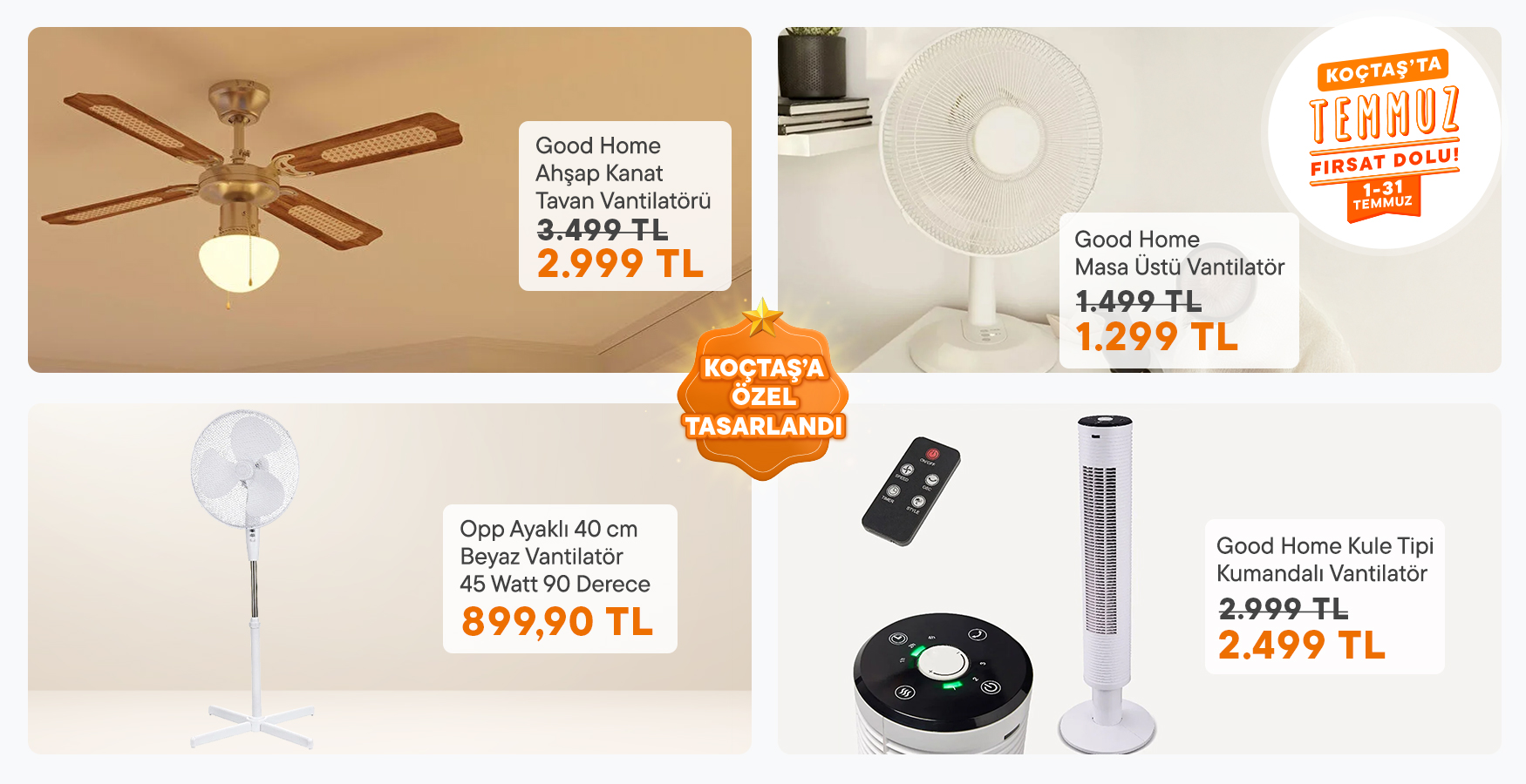 Koçtaş Tasarım & Kalitesiyle… Soğutucularda Fırsat!
