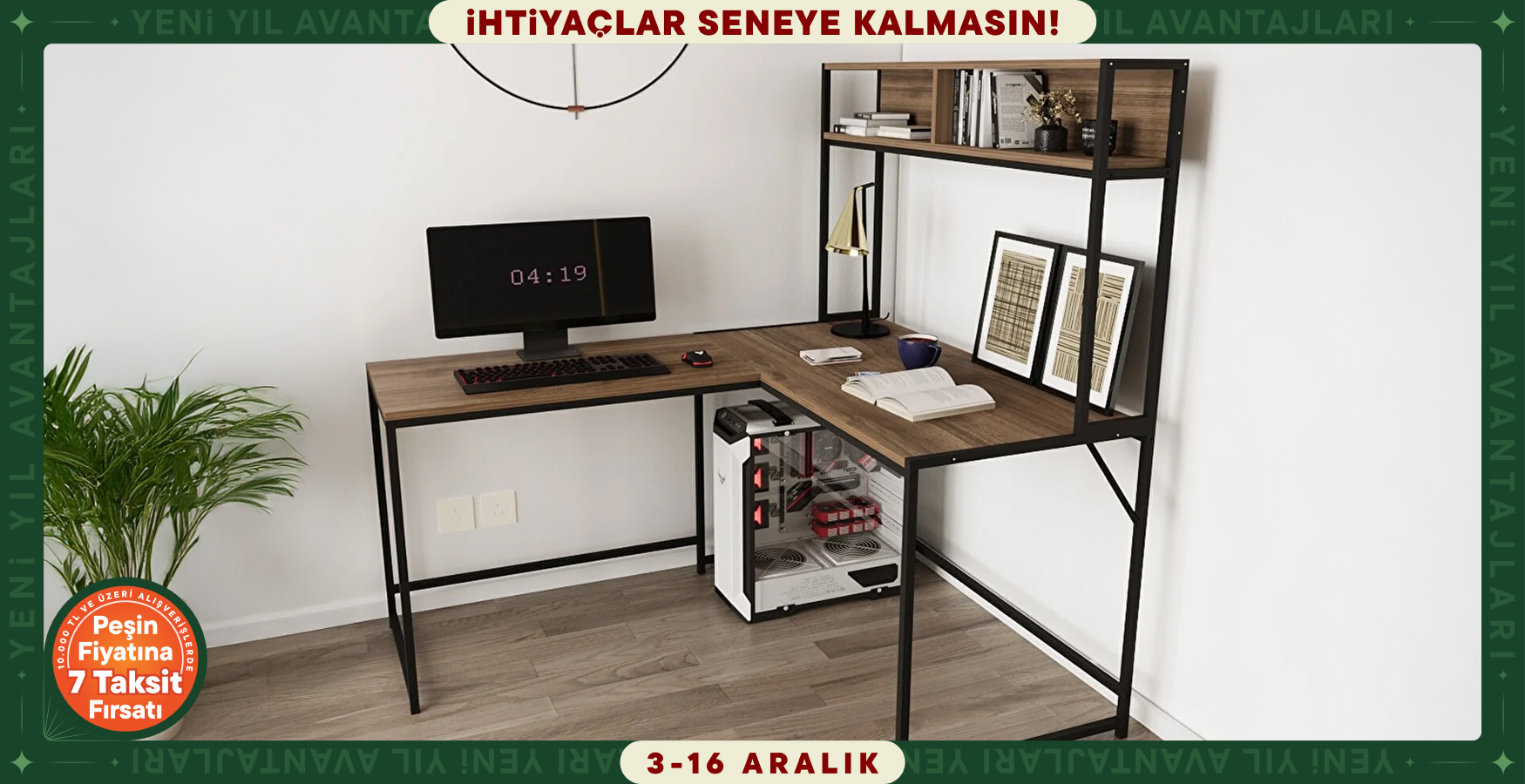 Çalışma Masalarında %30'a Varan İndirim!