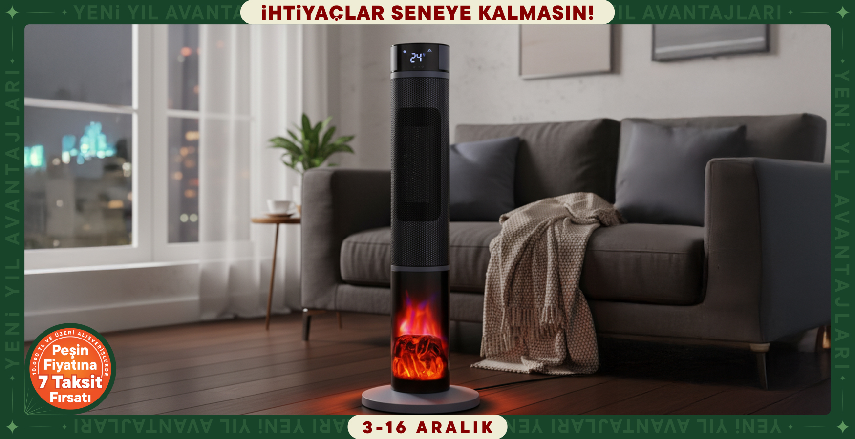 Elektrikli Isıtıcı Koçtaş'tan Alınır!🔥