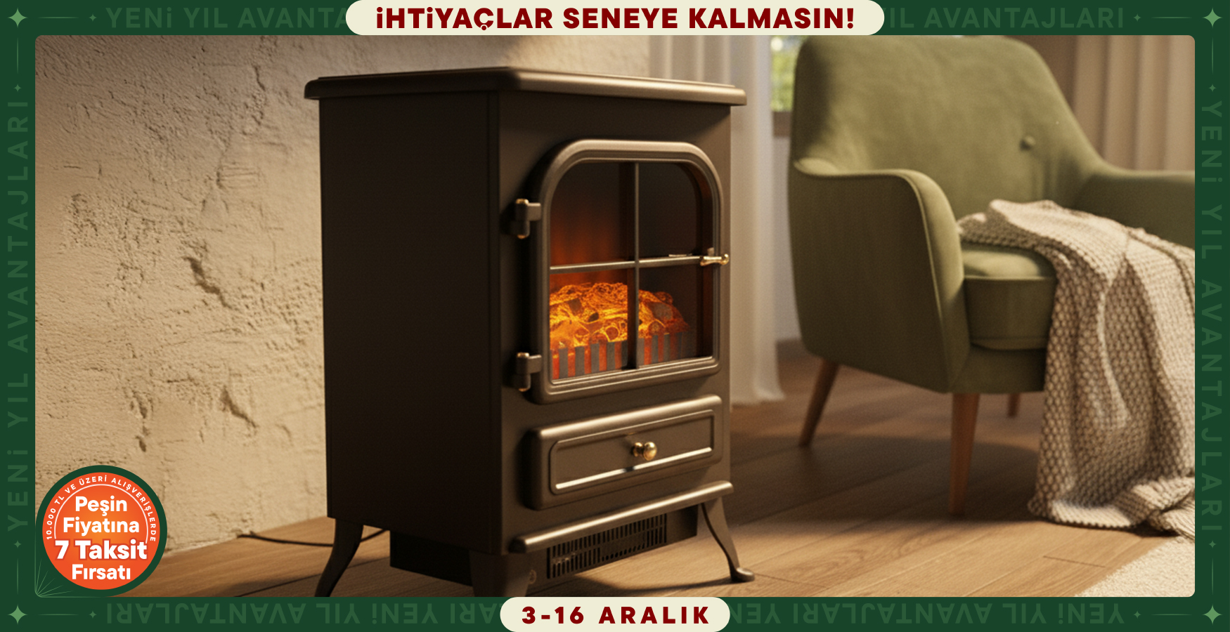 Dekoratif & Sıcacık Şömineler