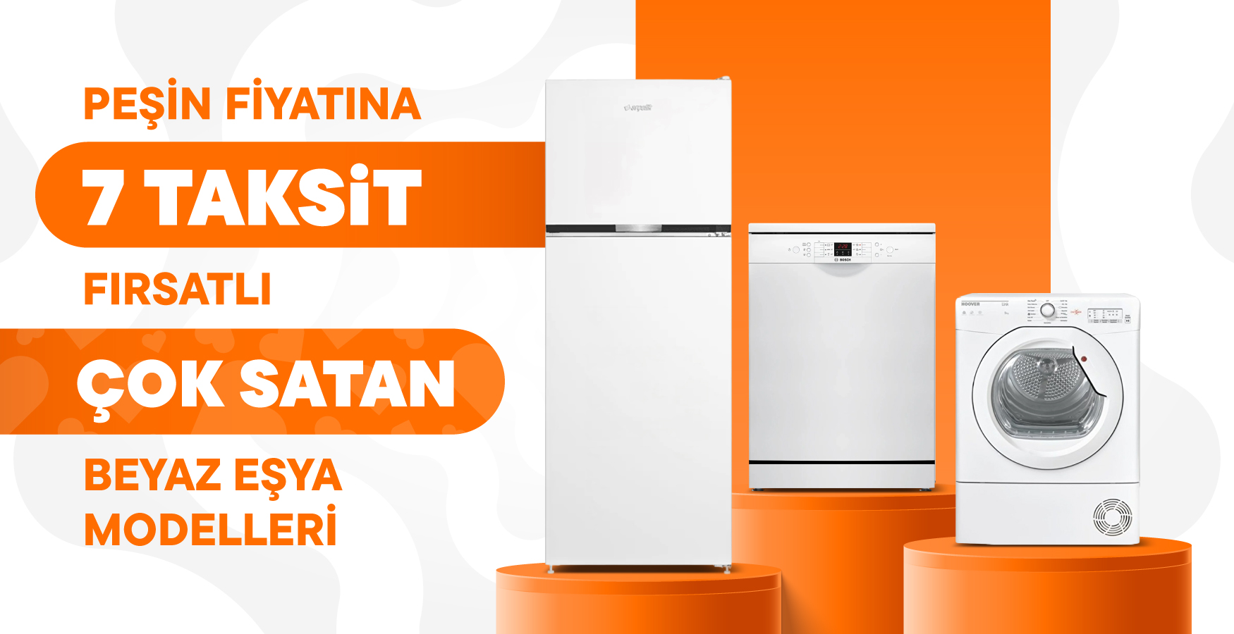 Vade Farkı Olmadan Beyaz Eşyanı Yenile!