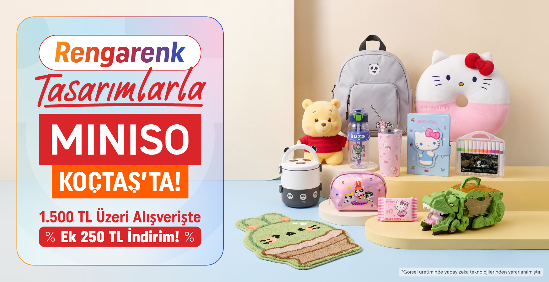 1.500 TL Üzeri Alışverişte Ek 250 TL İndirim!
