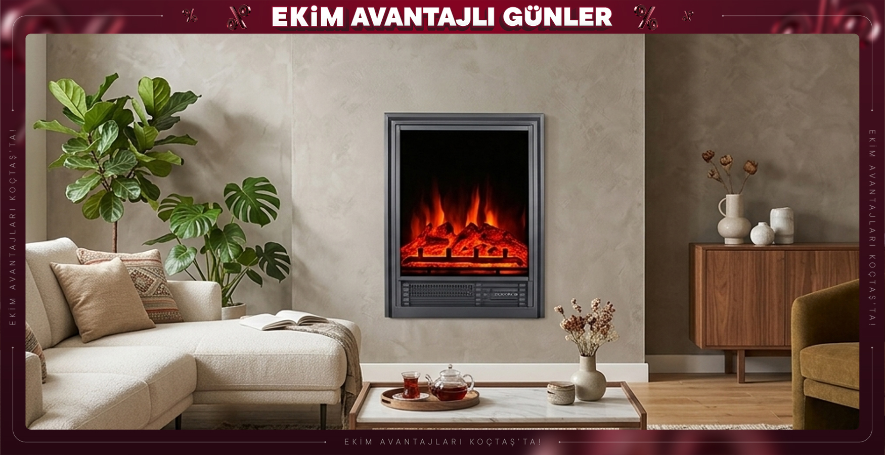 Dekoratif ve İşlevsel Şömineler